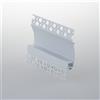 Intec PROFILO TRIM A VELETTA BIANCO 200X1,4X9,5CM DIFFUSORE OPALE TAPPI INCLUSI