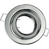 Intec STRUTTURA INCASSO REFLEX ORIENTABILE CROMO 10X10CM IN METALLO