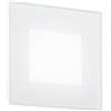 Intec SEGNAPASSI A INCASSO LED SLAB BIANCO QUADRATO 3W 440LM CCT 3000K / 4000K / 5500K IP65 11X4,5X8,5CM