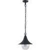 Intec SOSPENSIONE PAVIA NEROA 1 LUCE ATTACCO E27 IP44 26X98CM IN ALLUMINIO
