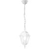 Intec SOSPENSIONE ROMA BIANCA 1 LUCE ATTACCO E27 IP44 14,6X14,6X97CM