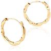 Monde Petit Orecchini a cerchio da donna - oro giallo 18K (750)