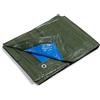 Kippen 6068E1 - Telone Occhiellato Bicolore con Grammatura da 90 g/m². Taglia 5X8 (40 m²) Verde/Blu