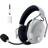 Razer BlackShark V3 Pro for PlayStation - Cuffie wireless con cancellazione attiva del rumore per eSport ANC - Driver TriForce da 50mm - HyperSpeed 2,4 GHz - THX Spatial Audio - PS5/PC | Bianco