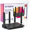 Strong BE3600 Dual-Band Router Wi-Fi 7, Fino a 3,6 Gbps, MLO, Modem Wi-Fi 7 Internet, Porte 2,5G WAN + GE LAN, 5 Antenne, App, Controllo Genitori, Sicurezza WPA3, TWT, IPv6