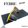GIANFRANCO FERRE LUNETTES GIANFRANCO FERRE GFF 32 512 ALUTANIUM "VERY RARE VINTAGE 80s "sunglasses Italy