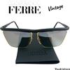GIANFRANCO FERRE LUNETTES GIANFRANCO FERRE GFF 32 582 ALUTANIUM "VERY RARE VINTAGE 80s "sunglasses Italy