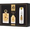 Lattafa Set regalo Tharwah Gold (3 pezzi) - Lattafa Pride
