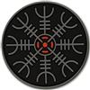 M-Tac Timone di Awe Viking Morale Patch PVC Norse Rune Vegvisir Morale Patch, N-5923 C