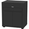 Le Marquier Mobile con Cassetto 80 x 55 cm Nero