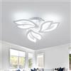 Comely Plafoniera Soffitto, 40W Lampada da Soffitto LED, 3 Teste Petali Lampadari Moderno 4500LM Per Soggiorno, Camera da Letto, Corridoi, Bianco Freddo 6500k