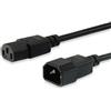 Marchi Vari 112100 - CAVO ALIMENTAZIONE EQUIP 112100 DA C13(F) A C14(M) - 1.8M - CONNETTORE 1: INGRESSO IEC 320 C13 CONNETTORE 2: IEC 320 C14