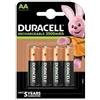 Duracell DU75 - AA - 1300mAh - Conf. 4 Batterie ricaricabili Duracell AA