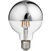 GEA LUCE S.R.L. Globo LED 95Ø E27 Argento 12W 2700K - GLA301A