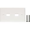 LINK - DIGITUS Placca per jack UTP/STP 2 posti - 02456