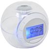 GRUNDIG Orologio Digitale con Luce LED Suoni Naturali Data Timer Meteo Temperatura Casa