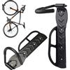 BAKAJI 2x Staffa Porta Bicicletta Bici Muro Gancio Supporto Bike Pieghevole in Acciaio