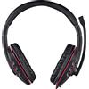 BAKAJI Cuffie Gaming da Gioco Over-Ear con Cavo da 1,5 cm e Cancellazione del Rumore