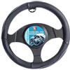 BAKAJI Coprivolante Universale Auto in Ecopelle Copertura Sterzo Macchina Camper 38cm