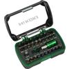 HIKOKI Set di inserti assortiti da 32 pezzi, lunghezza 25mm con attacco standard