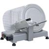 RGV Affettatrice domestica elettrica 150W, Lama 275mm, Basamento in alluminio laccato grigio, Modello New Lusso 275/A