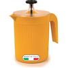 Snips - Montalatte Manuale Cremix 500ml, Cappuccinatore Monta Latte Cappuccino e Caffè, Schiuma Latte anche 100% Vegetale, Frullino Montalatte a Mano Facile e Veloce, 10x14,5x15,3 Made in Italy, Crema