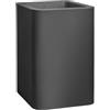 FLORUS Jive Square High 40cm - Fioriera per Esterno - 100% Plastica Riciclata - L39 x W39 x H60.2 - Anthracite