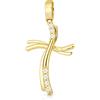 Gioielleria Lucchese Oro Ciondolo Croce Donna Oro Giallo GL102413