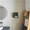Parama Pensile bagno sospeso a giorno 25x25cm color grigio opaco | Ardenne