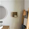 Parama Pensile bagno sospeso a giorno 25x25cm color sabbia opaco | Ardenne