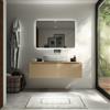 Parama Mobile bagno sospeso 90 cm sabbia opaco un cassettone con top | Bako