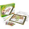CRAYOLA - Lavagnetta Luminosa Dinosauri, Light Up Tracing Pad Dinosaurs, per Tempo Libero e in Viaggio, Idea Regalo, 74-7497