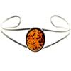 SilverAmber Jewellery UK - Bracciale in argento sterling 925 con ambra baltica GL532., Argento sterling, Ambra