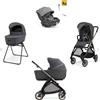 Trio Inglesina Electa Garage Grey Seggiolino Auto Darwin Infant Recline Evo Borsa Inclusa 2026