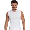 Ma.Re Corpetto Uomo smanicato scollo V Basic Cotton art. 907 Nero