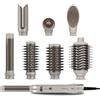 Cecotec Modella Capelli 8 Teste CeramicCare 8in1 AirGlisse Gyro Champagne.1500W, 110000RPM, Liscia, Modella e Arriccia i Capelli, Motore Brushless, Funzione Rotativa, Rivestimento Ceramico e Cheratina