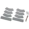 TomyTEC Wide Tram Super-Mini Rail Oval Layout Set 1:160 Narrow Gauge Modello ferroviario Set 10 cm x 10 cm x 10 cm (Japan Import)