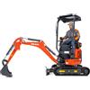 Deleks Miniescavatore compatto 10 Q.li motore Kubota 3 cilindri, girosagoma