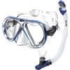 SEAC Set Bis Iena Dry - Set Maschera a Doppia Lente in Silicone e Snorkel con Sistema Dry Top e Valvola di Spurgo, per Immersioni e Snorkeling