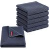 Carehabi Set di 6 strofinacci, 30 x 30 cm, in cotone Strofinacci Cucina Cotone 6 Pezzi Casa e Cucina Strofinacci Cucina Canovacci Cucina Cotone per Casa Oro Ristorante