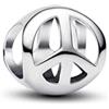 PANDORA Moments 794512C00 - Ciondolo con simbolo della pace in argento Sterling