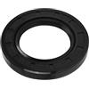QUARKZMAN 32 x 52 x 7mm TC Olio Sigillo x Gomma Doppio Labbro per Moto Alberi Motore e Pompe Idrauliche, [Nero]