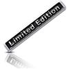 Grevosea 1 pezzo 3D Auto Edizione Limitata Logo 3D Gel Silicone Stickers Argento Metallo Auto Sticker Emblema Distintivo Auto per Auto Moto Moto Bike Skate Finestra Porta PC Tablet Laptop