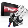 Sipobuy H7 35W HID Xenon Bulbs Lampada sostituzione faro, base in metallo, 6000k bianco, 2 pezzi/set