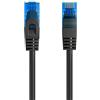 Ewent Cavo di Rete, Patch Cat 5e U/UTP, AWG 26/7, 2 Connettori RJ45, 2m, Nero
