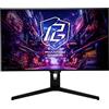ASRock Monitor ASROCK PGO27QFS,27, QHD (2560X1440),240HZ, 1500:1,0.03MS, 2HDMI+2DP,WiFi+3USB3.2+Tipo C, Nero
