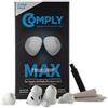 Comply TrueGrip MAX - Gommini di ricambio in memory foam per Apple AirPods Pro 1 e 2, comfort di lunga durata, estrema durata, vestibilità sicura, isolamento acustico superiore, colore bianco (medio