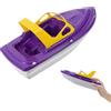 Toyvian 1 barca a vela, giocattolo per barca, barca, barca, giocattolo per bambini, giocattolo per barche da corsa, piscina, modello di barca a vela, da spiaggia, viola, per bambini, in plastica