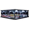 NUEIOVRW Specchio Diorama in scala 1:64, per garage, illuminazione a LED, parcheggio sotterraneo, espositore, modello da officina per modellini di auto pressofuso in scala 1:64 (garage 04)