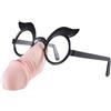 W WIDMANN MILANO Party Fashion - 9630E - Occhiali Willy, travestimento divertente per carnevale e addio al celibato